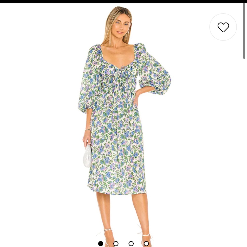 For Love & Lemons Bridget Midi Dress NWT